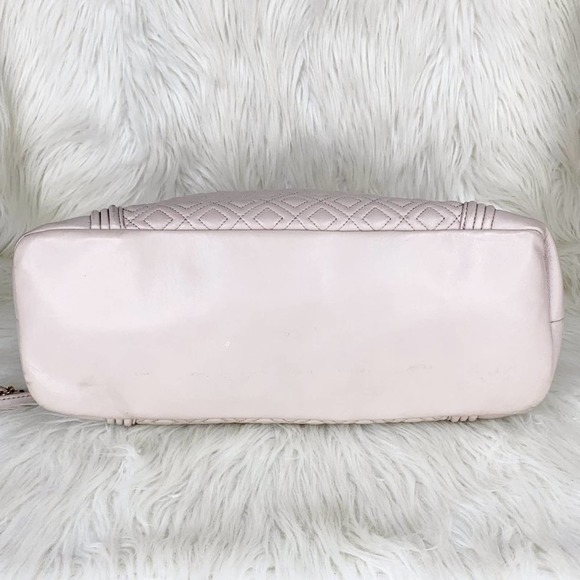 Tory Burch Fleming Quilted Leather Tote in Bedrock - Picture 6 of 15